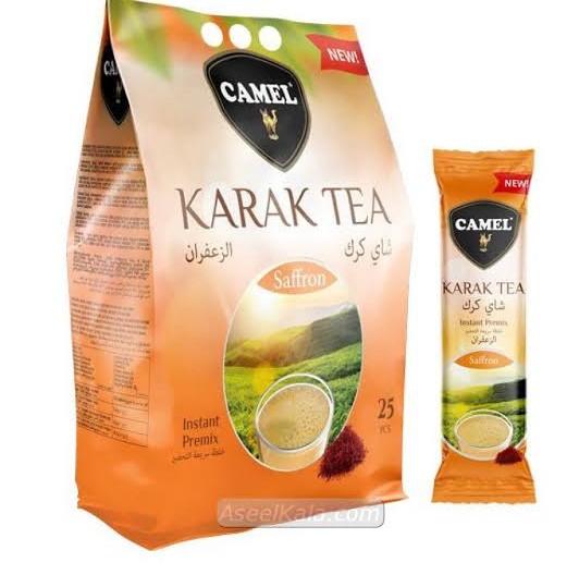 کمل چای کرک زعفرانی 25 عددی